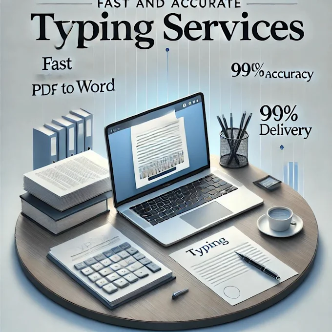 Typing and document design service
